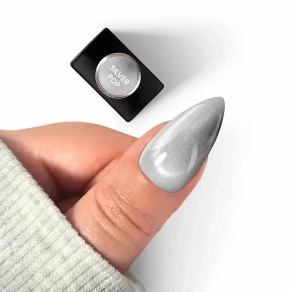 Trajni lak Cat Eye Silver Pop-2-Beauty Shop Trajni lak Cat Eye Silver Pop-2-Beauty Shop