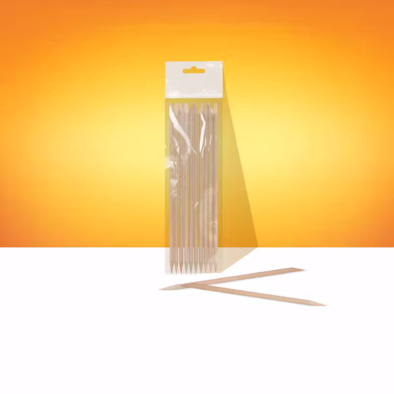 Drveni štapić za manikuru i pedikuru (10 kom.)