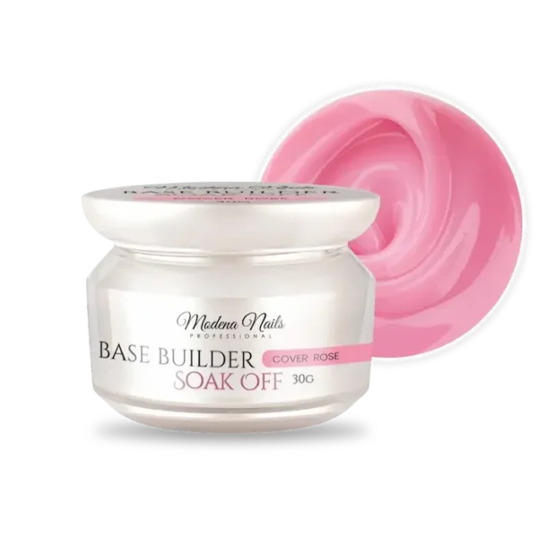 BASEBUILDERSOAKOFFCOVERROSE30g-Beauty Shop