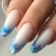 Naljepnice za nokte french blue-nokti