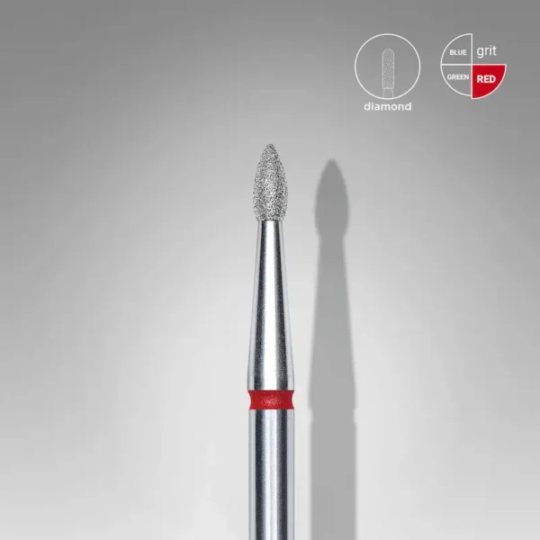 Nastavak za frezu za nokte šiljasti crveni 1,8 mm-Beauty Shop Nastavak za frezu za nokte šiljasti crveni 1,8 mm-Beauty Shop