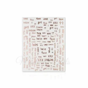 Naljepnica za nokte Nail Art 04