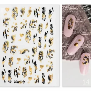 Naljepnica za nokte Gold Glam 14