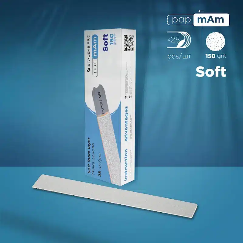 Rašpe za manikuru pap mAm 25 kom. #150 (soft foam)
