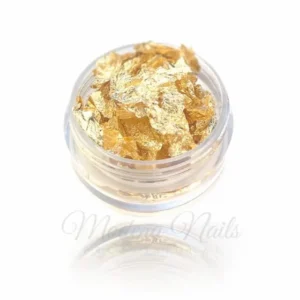 Ukras za nokte-folije Light Gold