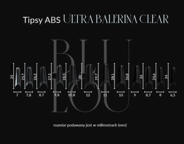 Tipse ultra Balerina Clear-2-Beauty Shop Tipse ultra Balerina Clear-2-Beauty Shop