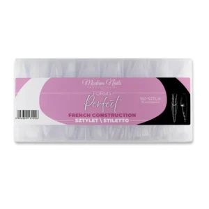 Tipse za poly/gel za nokte Perfect French Stiletto 150 kom.