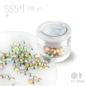Kristalni Cirkoni za nokte AB SS6-100 kom.