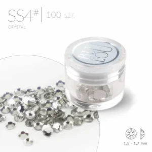Kristalni Cirkoni za nokte SS4-100 kom.
